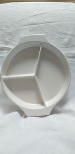 Plat four micro-ondes 3 compartiments 23 cm, Antiquités & Art, Enlèvement ou Envoi