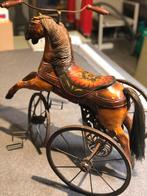 Antieke paardenfiets., Ophalen