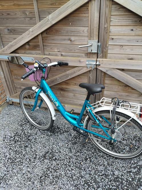 Meisjes kinderfiets, Fietsen en Brommers, Fietsen | Meisjes, Gebruikt, 24 inch, Versnellingen, Ophalen