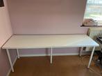 IKEA Linnmon Bureau 200x60cm met 5 ADILS poten, Huis en Inrichting, Ophalen, Gebruikt, Bureau