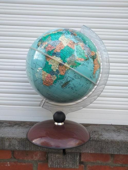 1970s vintage globe wereldbol Nova Rico Florence Italy, Maison & Meubles, Accessoires pour la Maison | Globes, Utilisé, Enlèvement ou Envoi