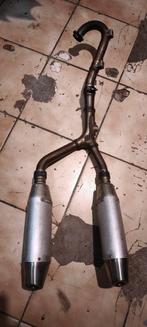 Uitlaat systeem van cross motor, denk 250-450cc, Ophalen of Verzenden