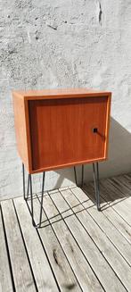 Vintage retro bijzettafel ladekast lowboard sideboard, Ophalen, Zo goed als nieuw