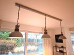 2 Frezoli industriële hanglampen, Huis en Inrichting, Lampen | Hanglampen, Ophalen, Zo goed als nieuw