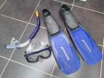 Snorkelset + vliezen / vinnen maat 40/41 - Rucanor, Verzenden, Gebruikt, Snorkelset