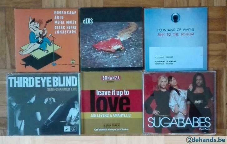 Lot single-CD's en EP's, Cd's en Dvd's, Cd's | Pop, Zo goed als nieuw, 1980 tot 2000, Ophalen of Verzenden