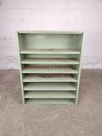 Zware groene metalen kast, Antiek en Kunst, Ophalen