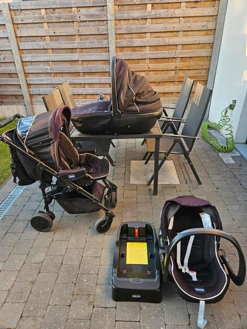 Chicco Kinderwagen 3 in 1 - Complete set, Kinderen en Baby's, Kinderwagens en Combinaties, Gebruikt, Kinderwagen, Overige merken