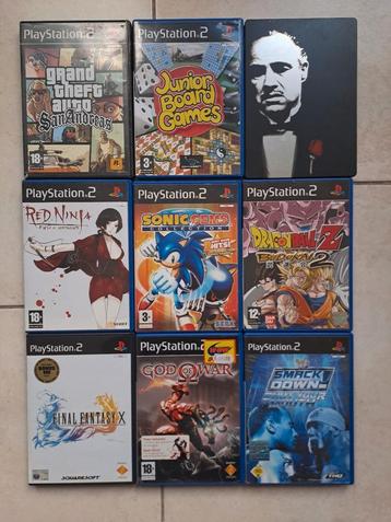 Lot Playstation 2 games  beschikbaar voor biedingen