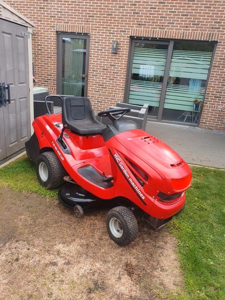 Zitmaaier Alko Hvc 18HP twin cilinders, Tuin en Terras, Zitmaaiers, Gebruikt, 90 tot 120 cm, Elektrische starter, Opvangbak, Ophalen