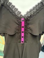 Robe noire sans manche lacet au dos taille 44 excellent état, Enlèvement ou Envoi, Sans marque, Taille 36 (S), Comme neuf