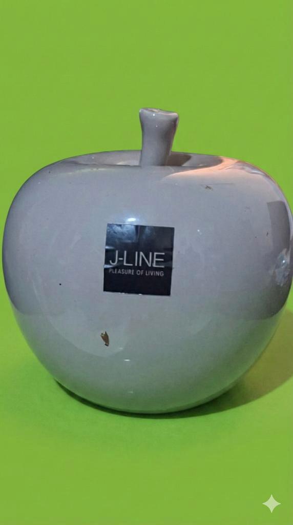 Pomme Décorative J-LINE (Céramique Grise) – Design Moderne, Verzamelen, Poppenhuizen en Toebehoren, Gebruikt, Decoratie, Ophalen of Verzenden