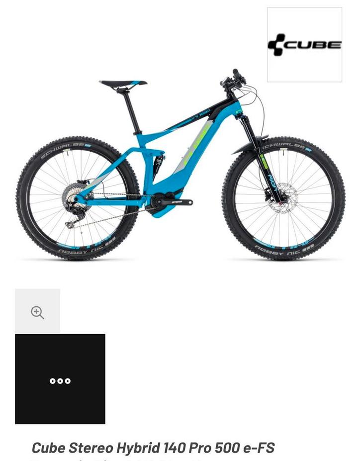 E-MTB Cube Stereo Hybrid 140 pro, Fietsen en Brommers, Fietsen | Mountainbikes en ATB, Ophalen