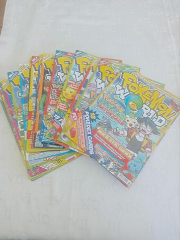 Pokemon World magazine Uk exclusief jaren 2008/2009 beschikbaar voor biedingen