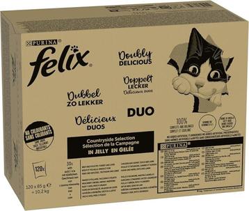 FELIX Double Delicious Wet Jelly kattenvoer beschikbaar voor biedingen