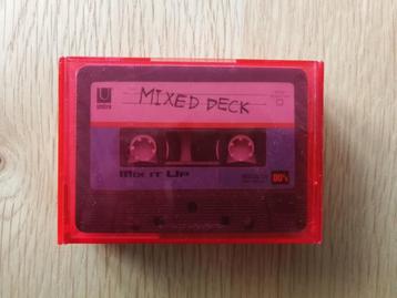 Kaartspel Mixed deck cassettebandjes uit 1980 in blister beschikbaar voor biedingen