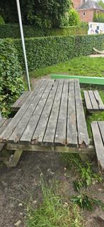 Gratis stevige picknicktafel, Tuin en Terras, Ophalen of Verzenden, Zo goed als nieuw