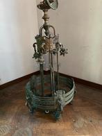 bronzen Art Deco / neoclassicistische kroonluchter jaren '20, Antiek en Kunst, Ophalen