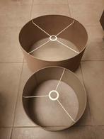 Bruine lampenkappen, Huis en Inrichting, Lampen | Lampenkappen, Ophalen, Zo goed als nieuw