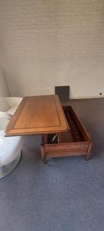 Massief houten salon tafel - barkast, Ophalen