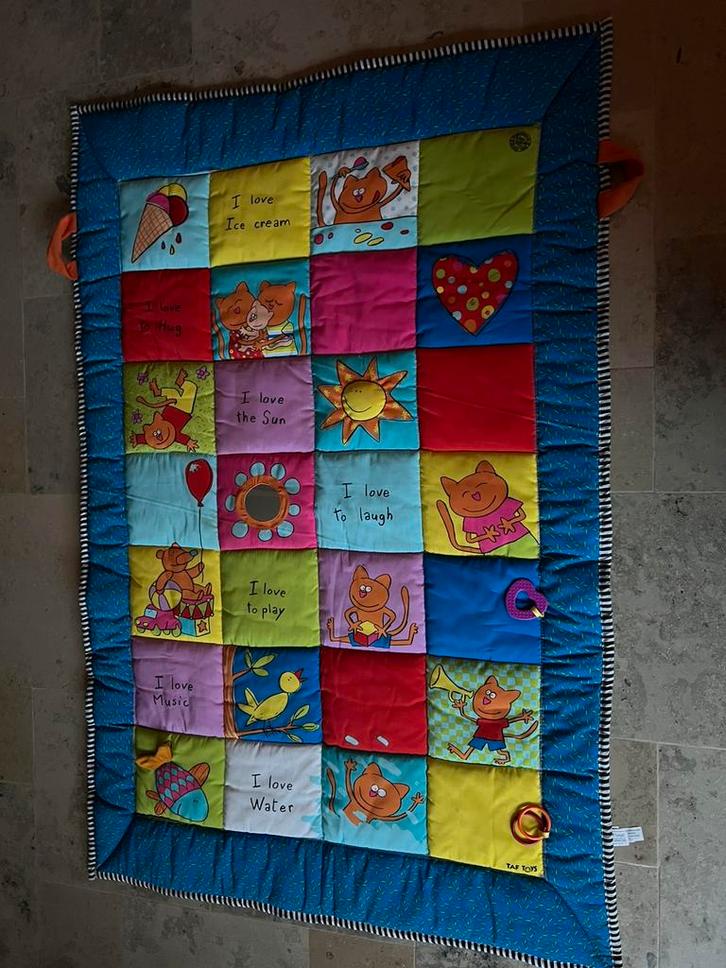 Kleurrijke babymat van 150 cm op 100 cm, merk Tof Toys, Kinderen en Baby's, Speelgoed | Speelkleden, Zo goed als nieuw, Ophalen of Verzenden