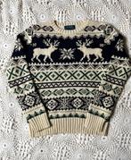Ralph Lauren Vintage knit Deer Fair Isle Reindeer Navy (X)XS, Ophalen of Verzenden, Zo goed als nieuw