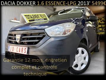 DACIA DOKKER 1.6 ESSENCE-LPG ‼️GARANTIE 1 AN CTOK‼️ beschikbaar voor biedingen