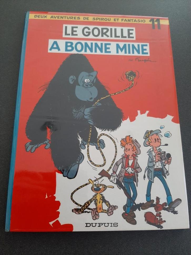 Spirou 11 : Le gorille à bonne mine Dos rond 1967, Livres, BD