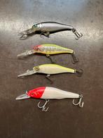 4x Megabass crankbaits kunstaas pluggen te koop., Watersport en Boten, Hengelsport | Roofvissen, Ophalen, Zo goed als nieuw