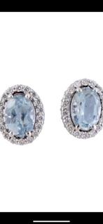 Boucles d’oreilles diamant naturelles, Bijoux, Sacs & Beauté, Boucles d'oreilles, Envoi, Comme neuf, Blanc, Or