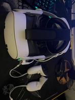 META QUEST 3S 256 GB + HEADSTRAP BATTERY, Games en Spelcomputers, Virtual Reality, Ophalen, Zo goed als nieuw