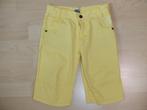 gele jeans bermuda Scamps & Boys 128 - als nieuw, Broek, Ophalen of Verzenden, Zo goed als nieuw, Scamps & boys