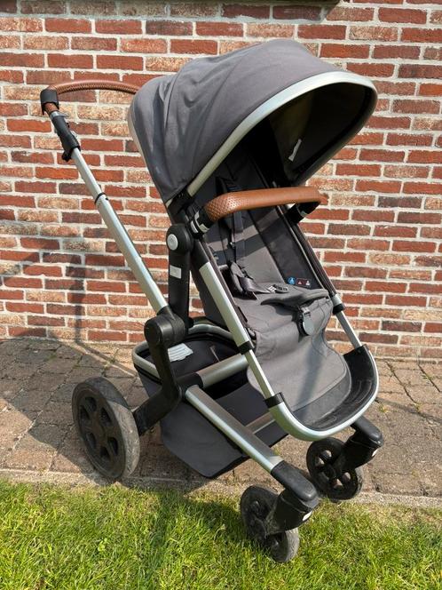 Wandelwagen Joolz Day3 earth hippo grey + toebehoren, Kinderen en Baby's, Buggy's, Gebruikt, Overige merken, Regenhoes, Verstelbare rugleuning