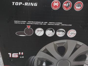 Top ring 16"x4 velgen - S 700 Chrome Ring