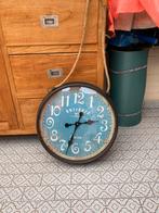 Vintage Industriële klok, Ophalen, Zo goed als nieuw, Wandklok