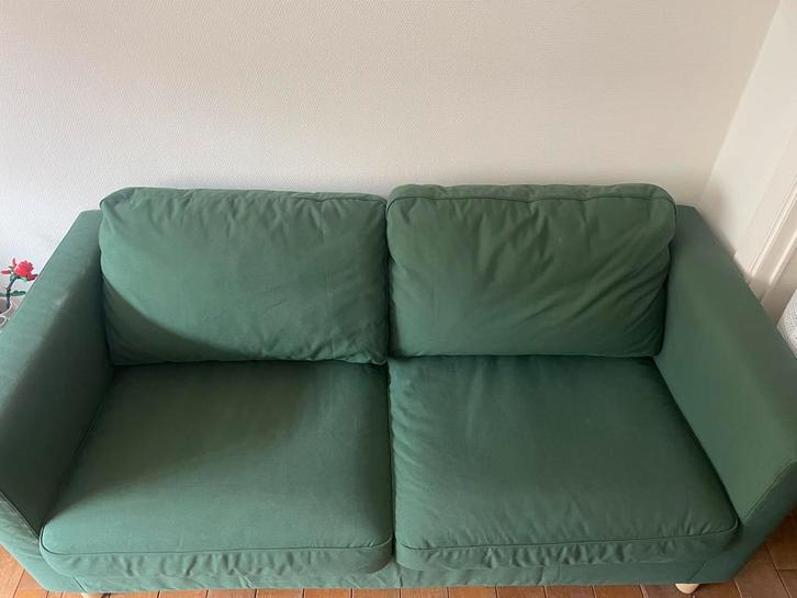 groene 2 persoonszetel parsüp collectie Ikea, Huis en Inrichting, Zetels | Zetels, Zo goed als nieuw, Rechte bank, Tweepersoons