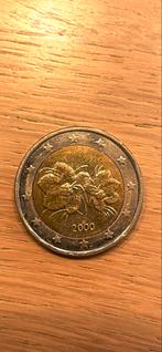 Pièce finlandaise de 2 euros 2000 rare, Enlèvement ou Envoi, Monnaie en vrac, 2 euros, Or