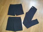 2 zwarte shorts en 1 zwarte legging 8-9 jaar 5 euro, Decathlon, Garçon ou Fille, Utilisé, Enlèvement ou Envoi