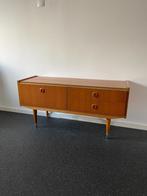 Vintage Lowboard / Retro TV-Kast – Scandinavisch Teak Hout J, Huis en Inrichting, Kasten |Televisiemeubels, Ophalen, 100 tot 150 cm
