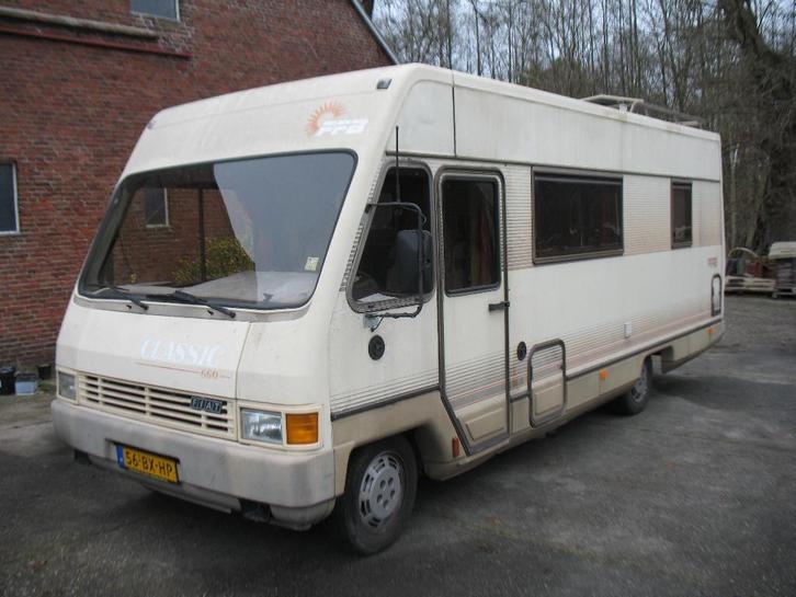 camper FFB 660 uit 1991, Caravans en Kamperen, Mobilhomes, Particulier, tot en met 4, Integraal, Fiat, Fiat, Diesel, Handgeschakeld