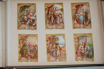 252 Liebig chromo's 19de eeuw, Verzamelen, Ophalen of Verzenden, Voor 1940, Gebruikt, Prent