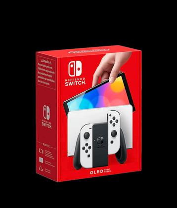 Switch Oled blanc une semaine d’utilisation a pas rater beschikbaar voor biedingen