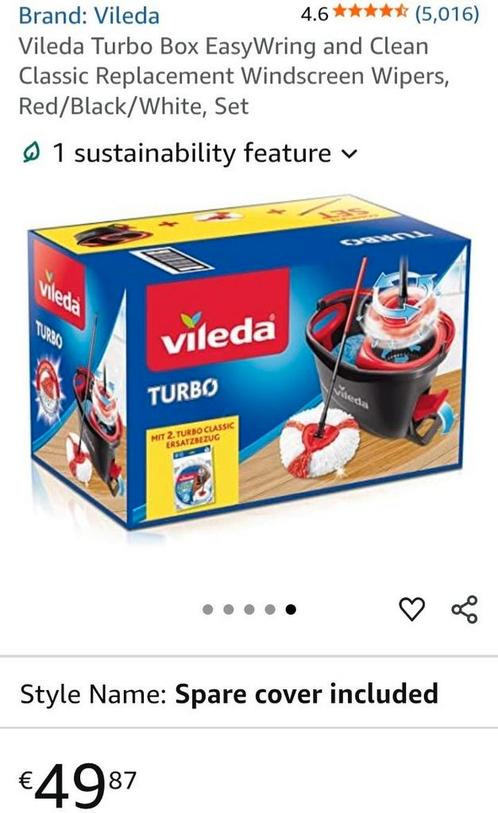 Vileda Turbo, Huis en Inrichting, Schoonmaakartikelen, Ophalen