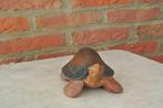Vintage Drie-Kleurig Houten Beeld De Schildpad, Enlèvement ou Envoi