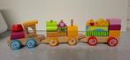 speelgoed houten blokken trein, Kinderen en Baby's, Speelgoed | Educatief en Creatief, Ophalen of Verzenden, Puzzelen