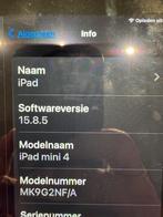 iPad mini 4, Gebruikt, Ophalen of Verzenden, 64 GB, Grijs