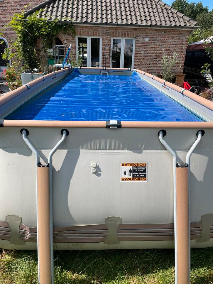 Zodiac zwembad 6m x 2m incl. Alle toebehoren, Tuin en Terras, Zwembaden, Gebruikt, Opzetzwembad, 80 tot 120 cm, 400 cm of meer