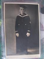 Vintage Plechtige communie portret foto jongen 1945, Foto, Ophalen of Verzenden, Zo goed als nieuw, 1940 tot 1960