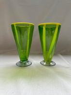 Superbes vases en verre vert de Pols Potten, Enlèvement ou Envoi, Comme neuf