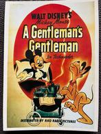 Postkaart Disney Mickey Mouse 'A Gentleman's Gentleman', Mickey Mouse, Plaatje of Poster, Zo goed als nieuw, Verzenden